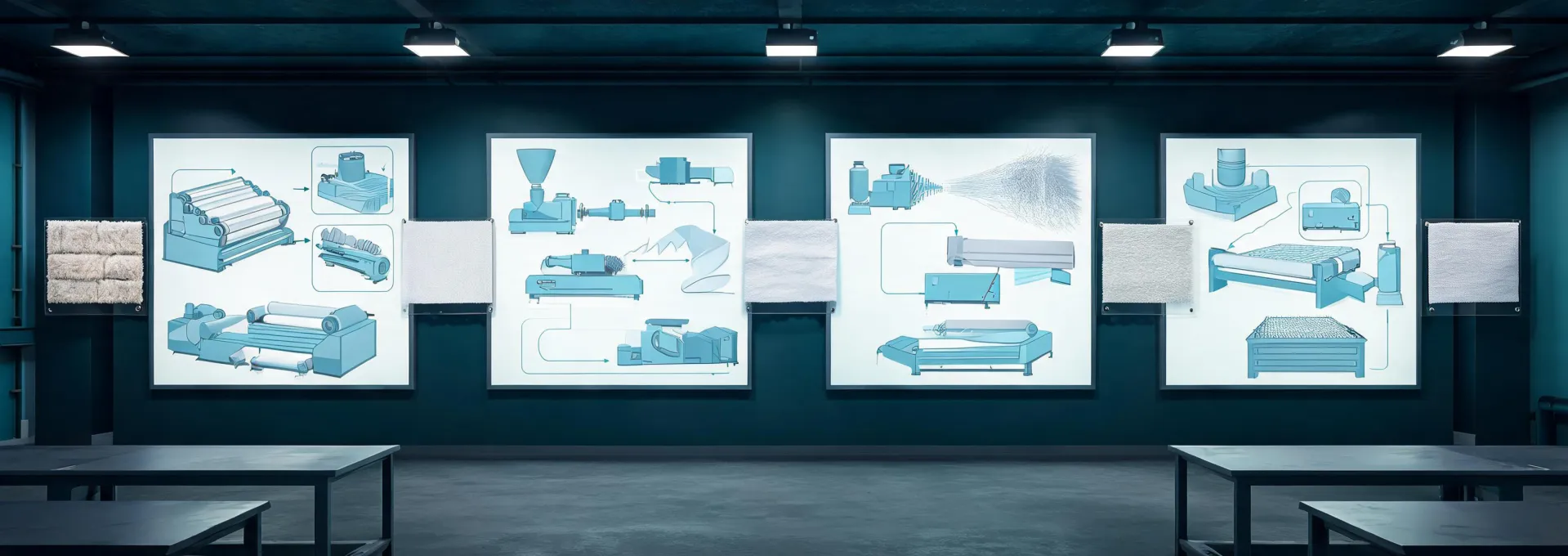 Technical nonwoven process review wall